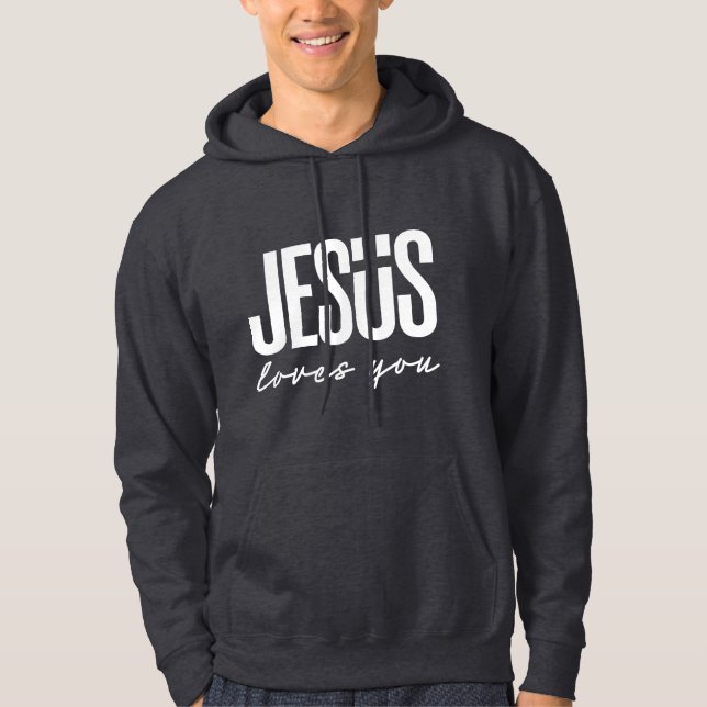 JESUS KÄRLEK DU | CHRISTIAN HOODIE (Framsida)