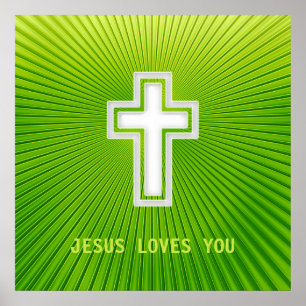 JESUS KÄRLEK DU - Christian Poster
