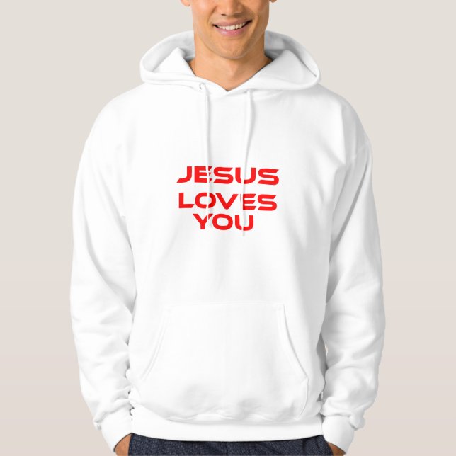 JESUS KÄRLEK DU HOODIE (Framsida)