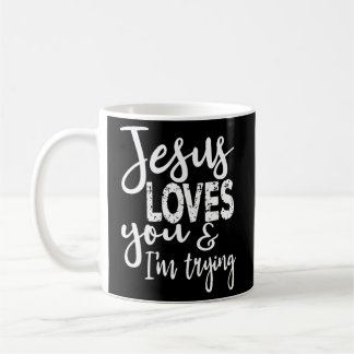 Jesus Kärlek, du jag försöker.. Kaffemugg