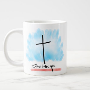 JESUS KÄRLEK DU Jumbo Mugg