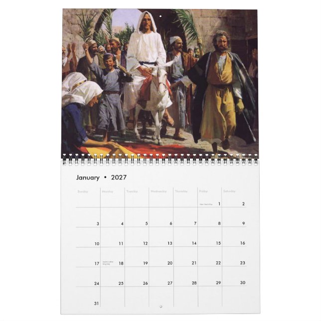 Jesus kärlek du kalender (Jan 2027)