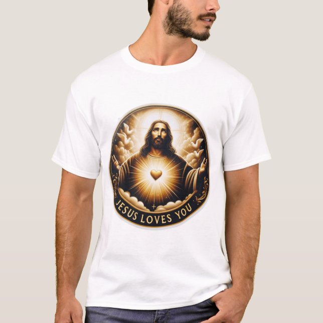Jesus kärlek du t shirt (Framsida)