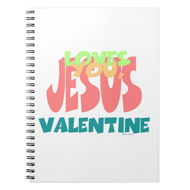 JESUS KÄRLEK DU, VALENTINE ANTECKNINGSBOK (Framsidan)