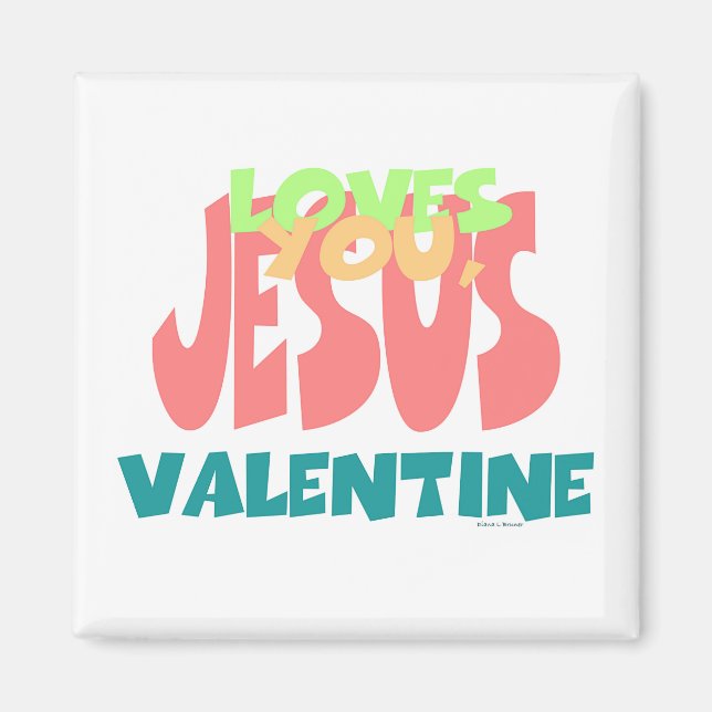 JESUS KÄRLEK DU, VALENTINE MAGNET (Framsidan)