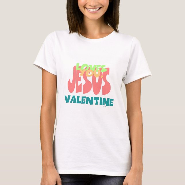 JESUS KÄRLEK DU, VALENTINE T SHIRT (Framsida)