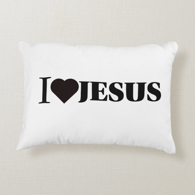 Jesus Kärlek Embrace Pillow Prydnadskudde (Baksidan)