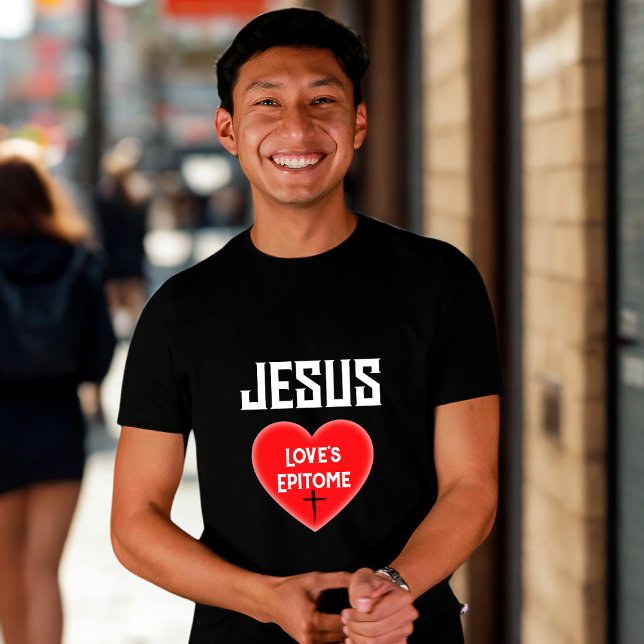 Jesus Kärlek Epitome Heart T-Shirt (Skapare uppladdad)