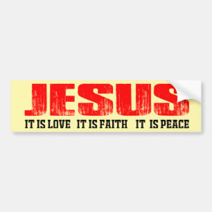 Jesus Kärlek er Motiveringsbibeln Bildekal