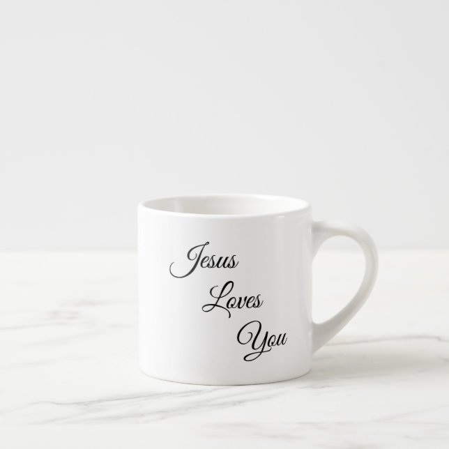 Jesus Kärlek, er specialitetskaffe Mugg Espressomugg (Höger)