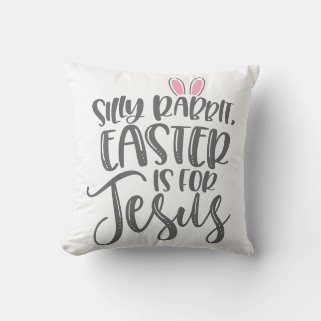 Jesus Kärlek | Fåniget Kanin Påsk är till för Jesu Kudde (Framsida)
