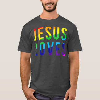 Jesus Kärlek Gay pride T Shirt