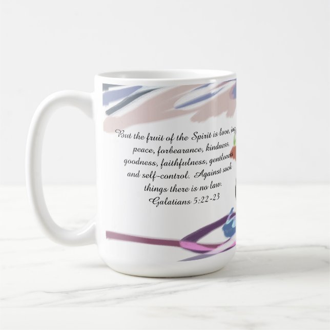 jesus kärlek glädje kaffemugg (Vänster)