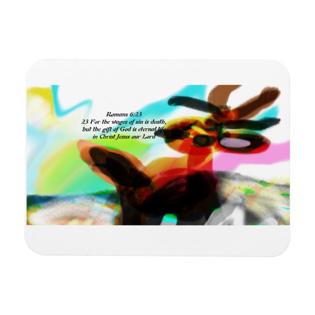 jesus kärlek glädje magnet (Horisontell)