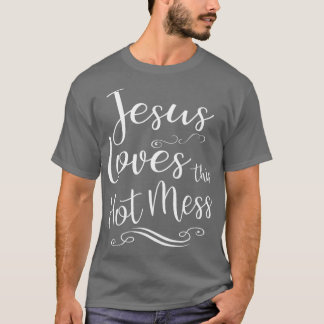 Jesus Kärlek I Hett Coolan Christian Kärlek Wors T Shirt