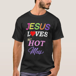Jesus Kärlek I Hetten  kristen tro T Shirt