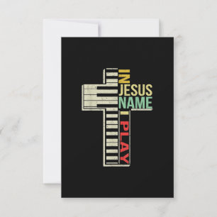 Jesus Kärlek I Jesus Namn I spelar Piano Christi OSA Kort