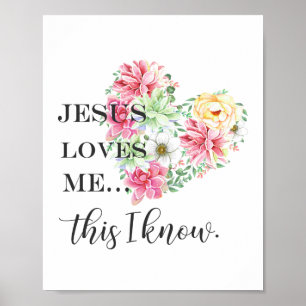 Jesus kärlek, jag vet poster