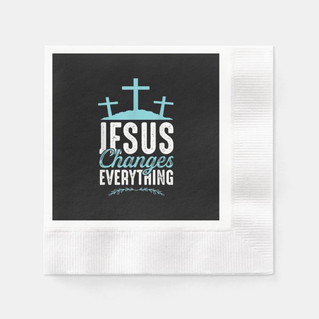 Jesus Kärlek | Jesus ändrar allt Pappersservett (Framsidan)