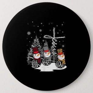 Jesus Kärlek  Jesus Faith Hope Kärlek Snögubbe Knapp