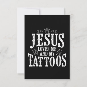 Jesus Kärlek  Jesus Kärlek mig och mina tatueringa OSA Kort