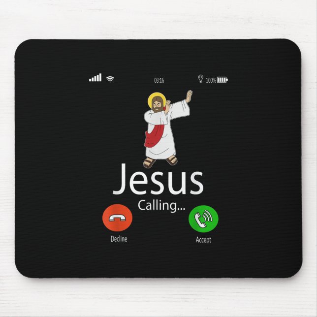Jesus Kärlek | Jesus Kräver ...Jesus Mobil kristen Musmatta (Framsidan)