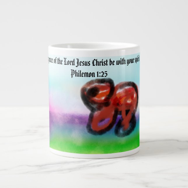 jesus kärlek jumbo mugg (Framsidan)
