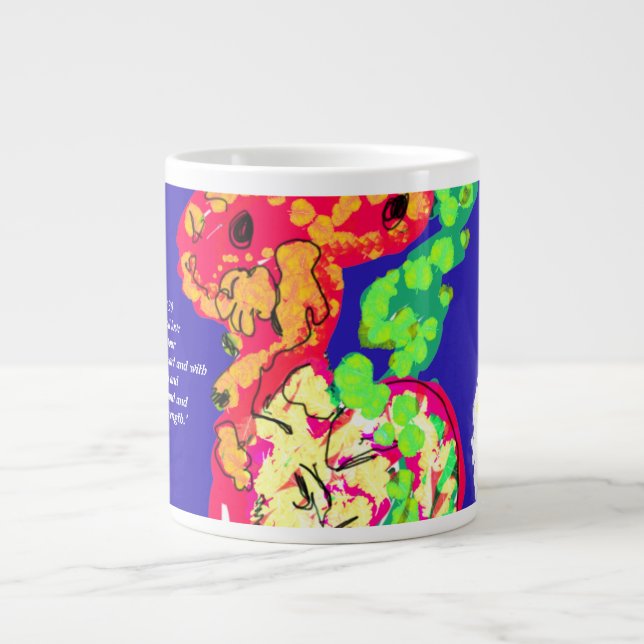 jesus kärlek jumbo mugg (Framsidan)