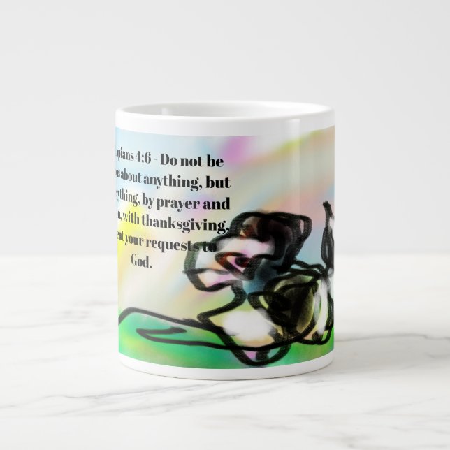 jesus kärlek  jumbo mugg (Framsidan)