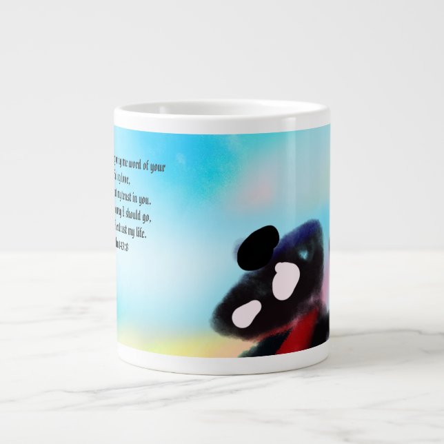 jesus kärlek  jumbo mugg (Framsidan)