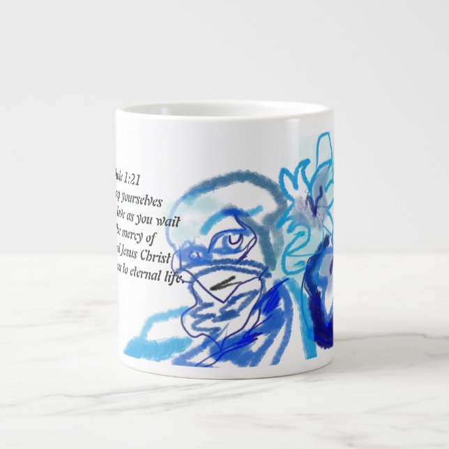 jesus kärlek jumbo mugg (Framsidan)