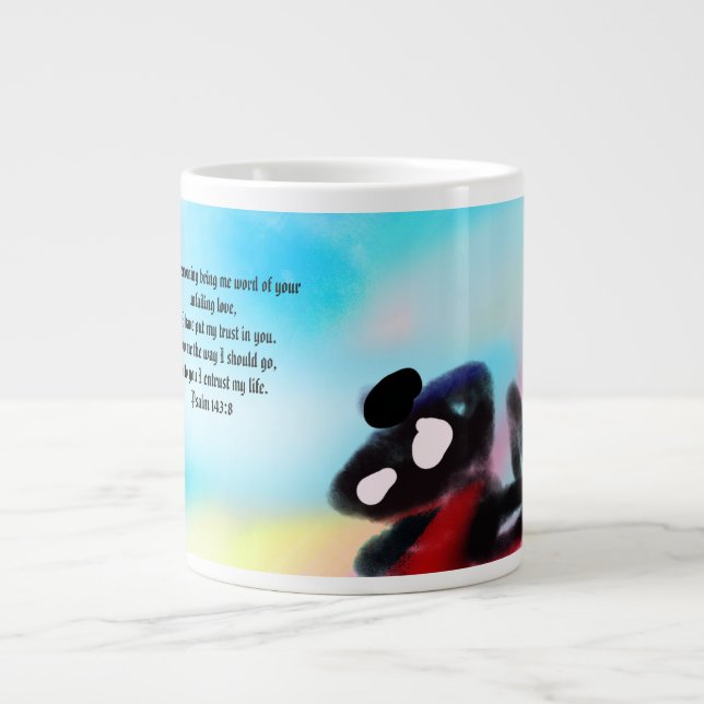 jesus kärlek  jumbo mugg (Framsidan)