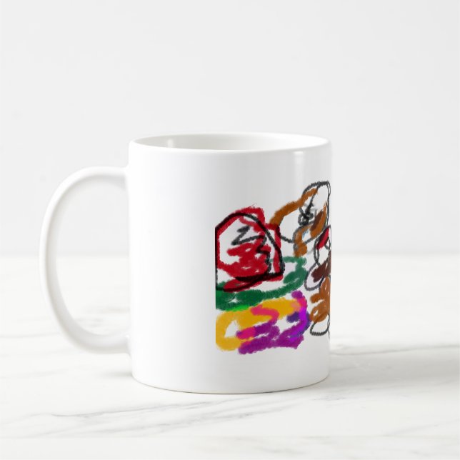 jesus kärlek kaffemugg (Vänster)