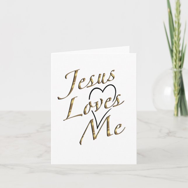 Jesus Kärlek Me 2 Tack Kort (Framsida)