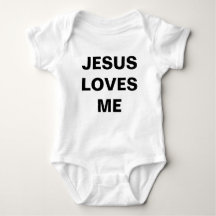 "Jesus Kärlek Me" Baby Jersey Bodykostym