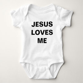 "Jesus Kärlek Me" Baby Jersey Bodykostym Tee