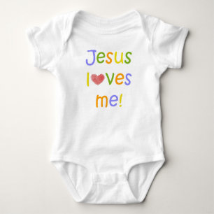 Jesus Kärlek Me Infant Creeper Tröja