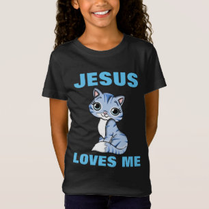 JESUS KÄRLEK ME KITTEN, CHRISTIAN CAT T-SHIRTS
