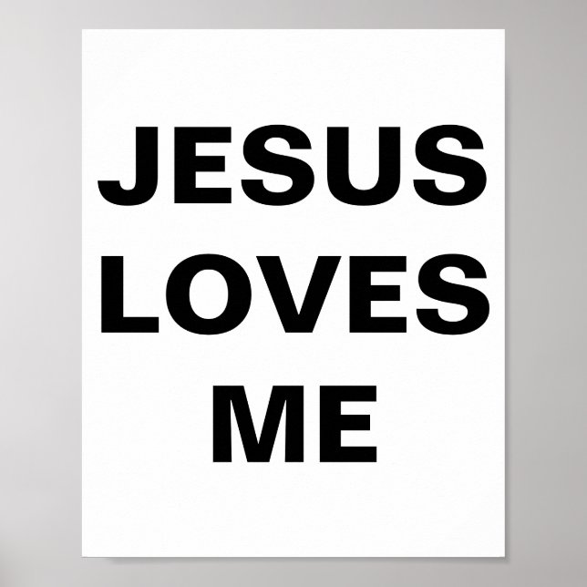 "Jesus Kärlek Me" Poster (Framsidan)
