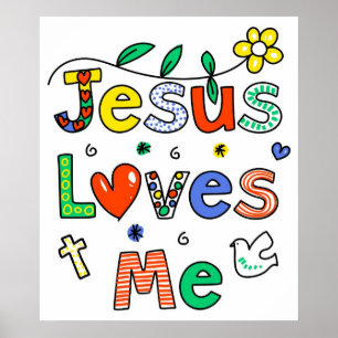 Jesus Kärlek Me Poster
