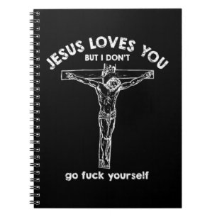 Jesus kärlek, men jag är inte T-ShirtOm du gillar Anteckningsbok