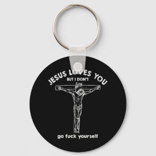 Jesus kärlek, men jag är inte T-ShirtOm du gillar Nyckelring