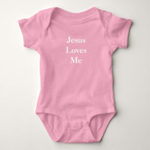 Jesus Kärlek mig, Baby Jersey Bodykostym T Shirt
