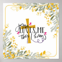 Jesus Kärlek mig det här jag känner, Kor och blomm