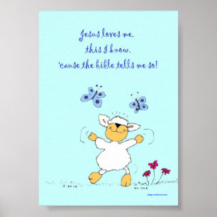 jesus kärlek mig, får, poster