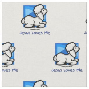 Jesus Kärlek mig Lamb Tyg