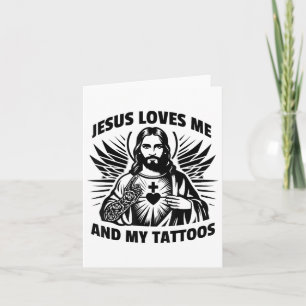 Jesus Kärlek mig och min tattoos... Kort