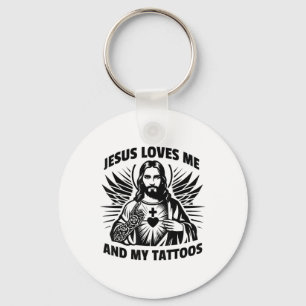 Jesus Kärlek mig och min tattoos... Nyckelring