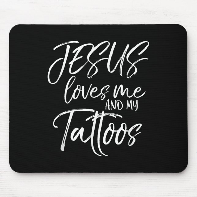 Jesus Kärlek mig och min tattoos Shirt Christian Musmatta (Framsidan)
