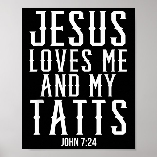 Jesus Kärlek mig och mina Tatts. Poster (Framsidan)